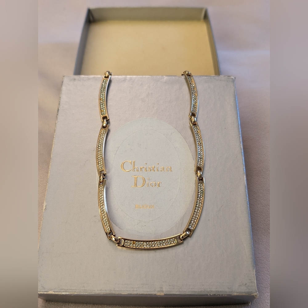 Vintage Dior Bijoux Necklace with original box